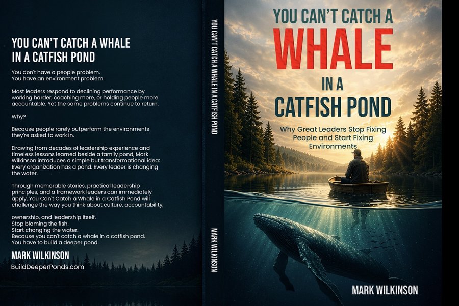 Cant catch a whale in a catfish pond cover