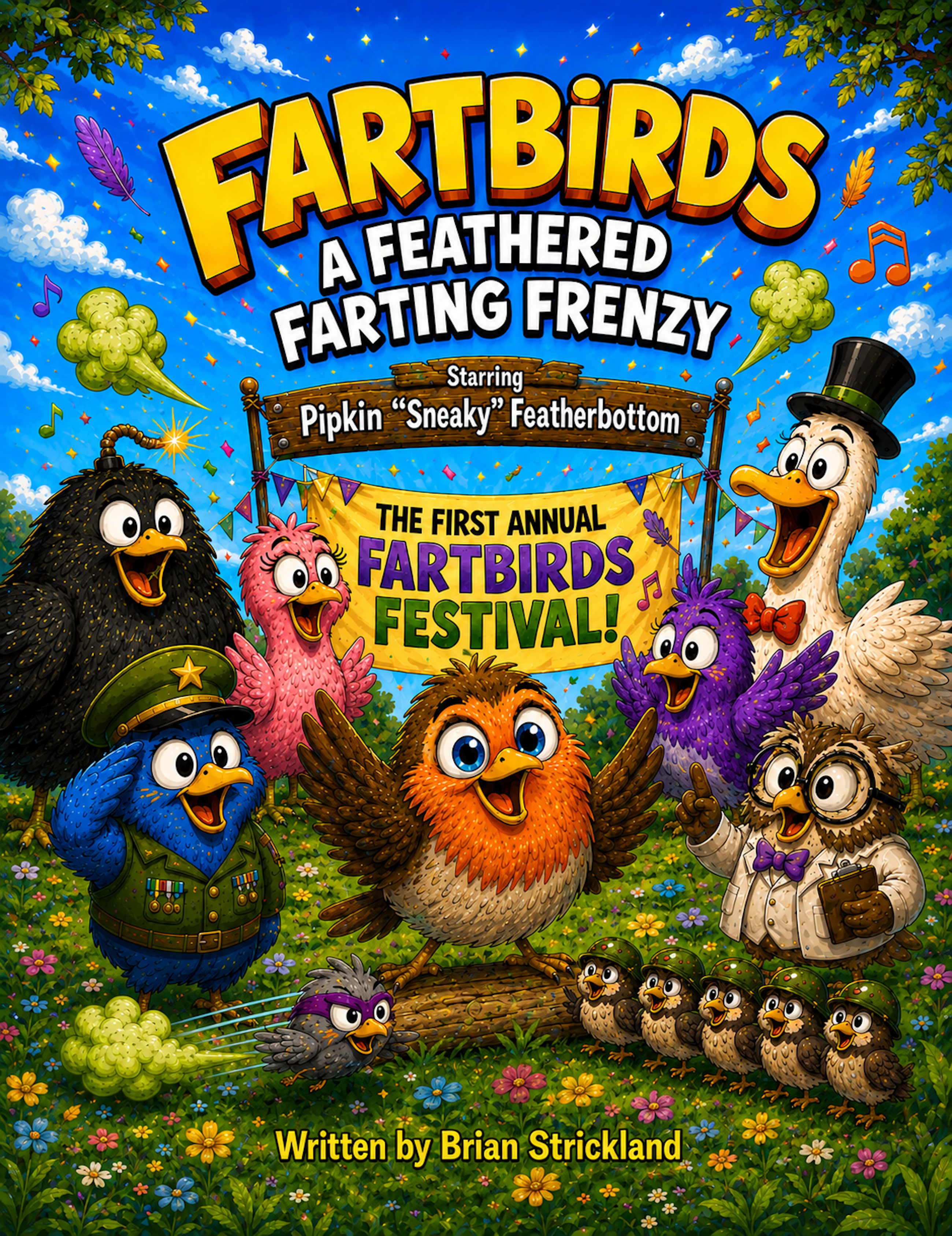 FARTBIRDS - A FEATHERED FARTING FRENZY cover