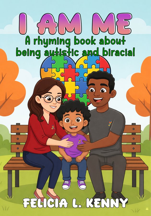 I AM ME: A rhyming book about being autistic and biracial cover