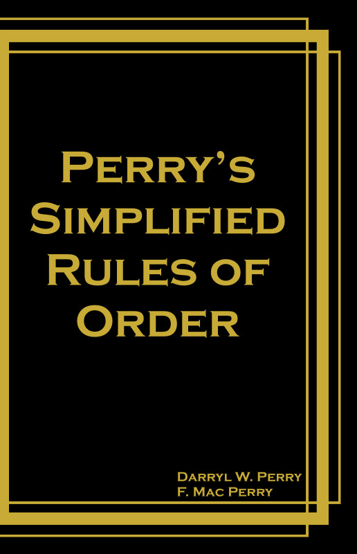 Perry’s Simplified Rules of Order cover