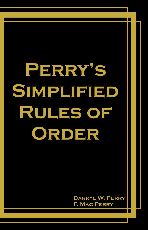 Perry’s Simplified Rules of Order cover