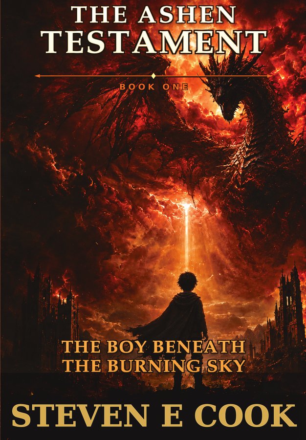 The Ashen Testament The Boy Beneath the Burning Sky cover