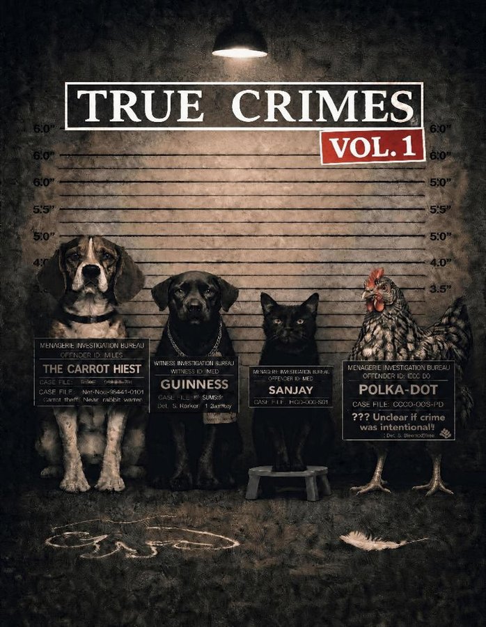 The Mayhem Menagerie: True Crimes Vol 1 cover